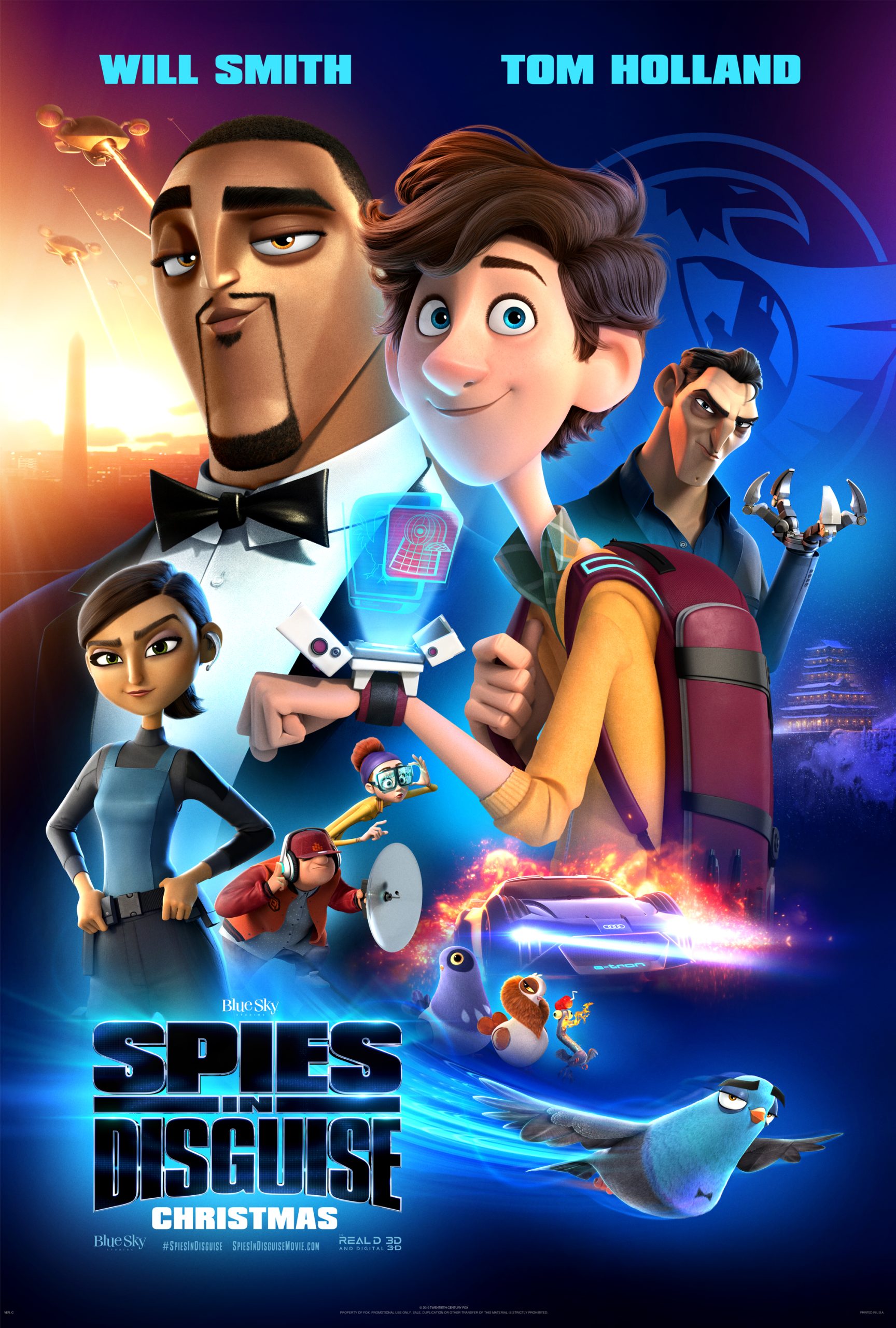 Spies in Disguise 2019 Hindi Dual Audio 1080p | 720p | 480p BluRay ESub Downlaod