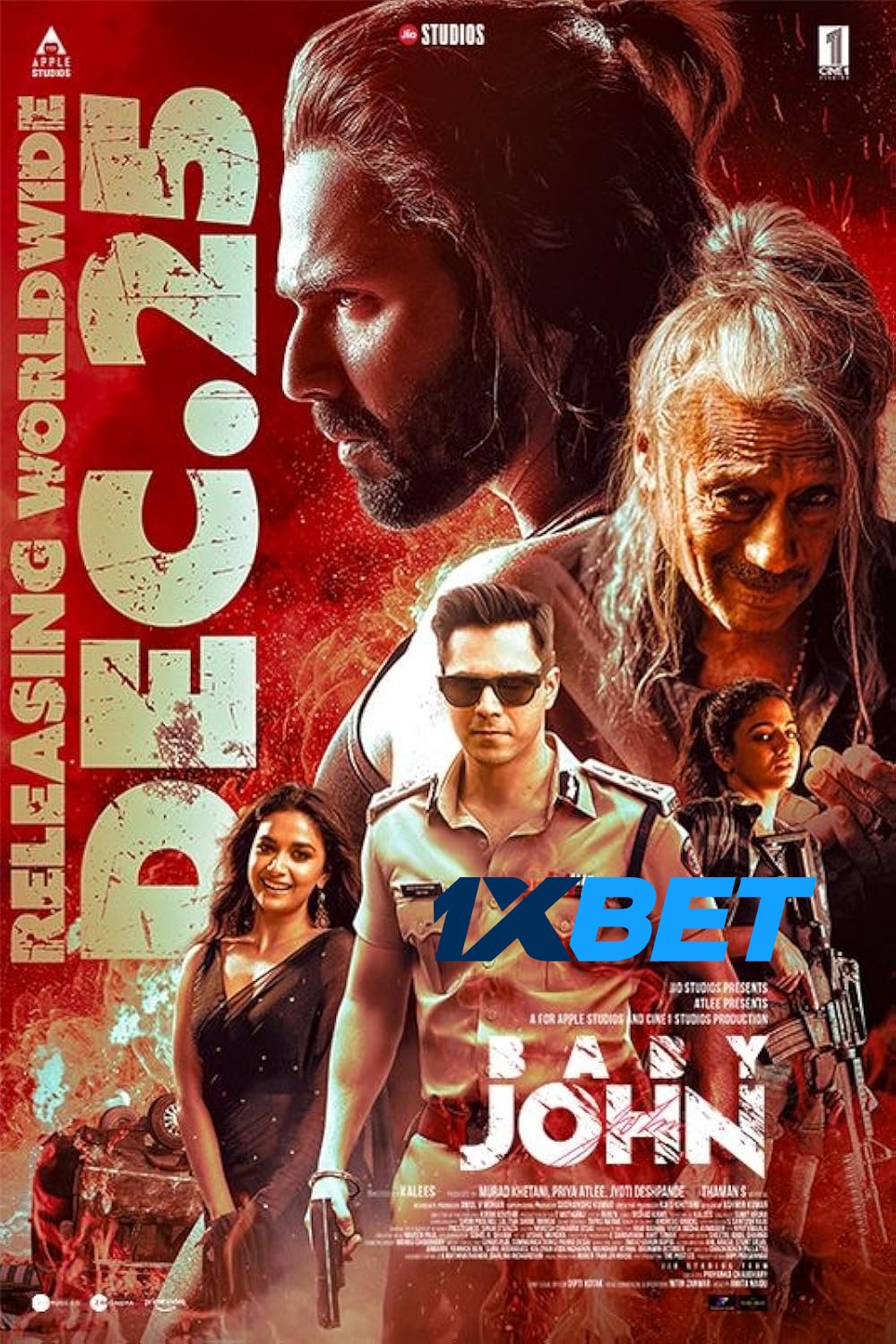 Baby John 2024 Hindi Movie 1080p | 720p | 480p Pre-DVDRip Download