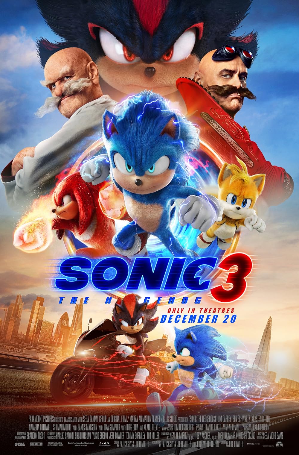 Sonic the Hedgehog 3 2024 Hindi HQ Dubbed 1080p | 720p | 480p HDCAM Download