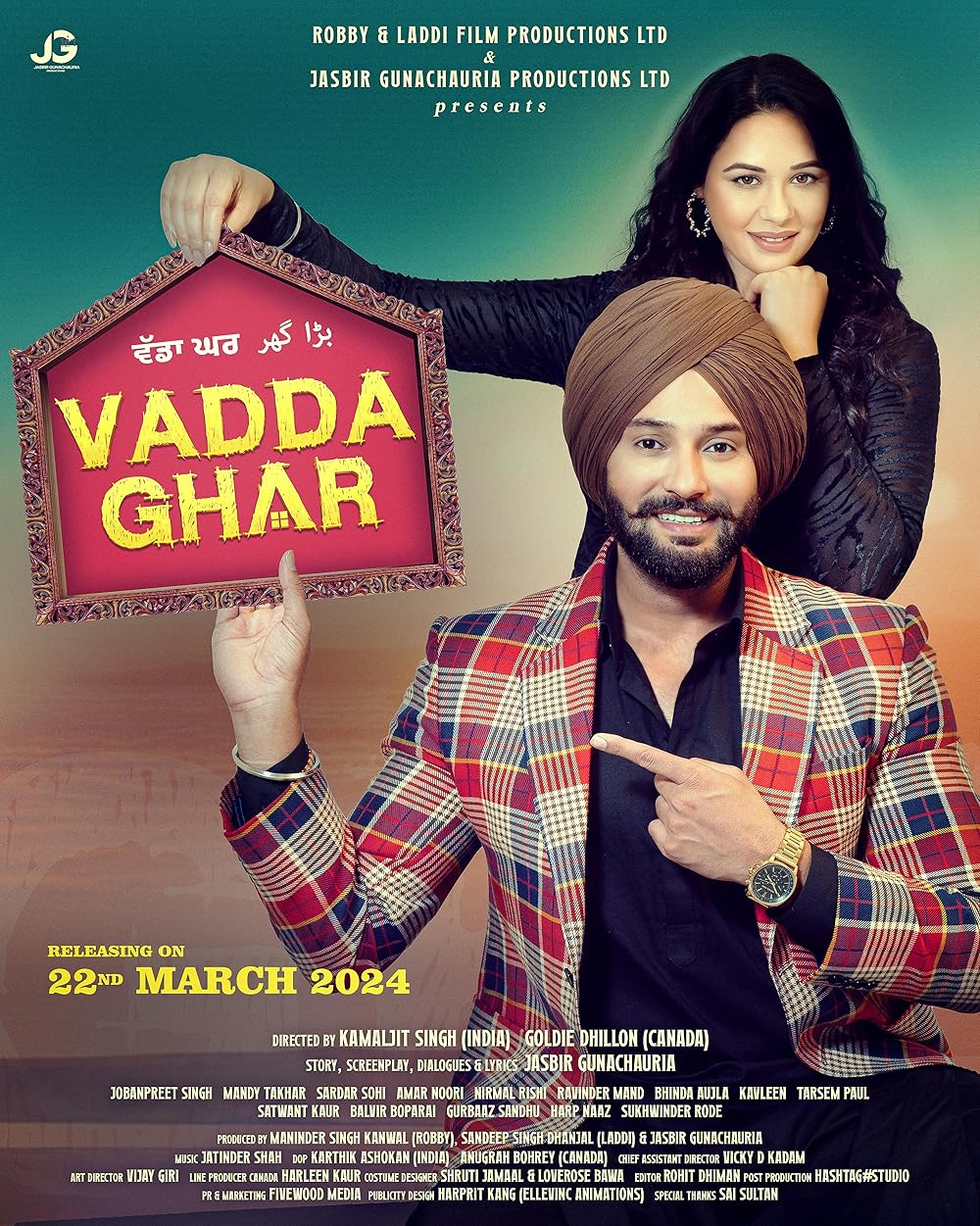 Vadda Ghar 2024 Punjabi 1080p | 720p | 480p PreDVDRip Download