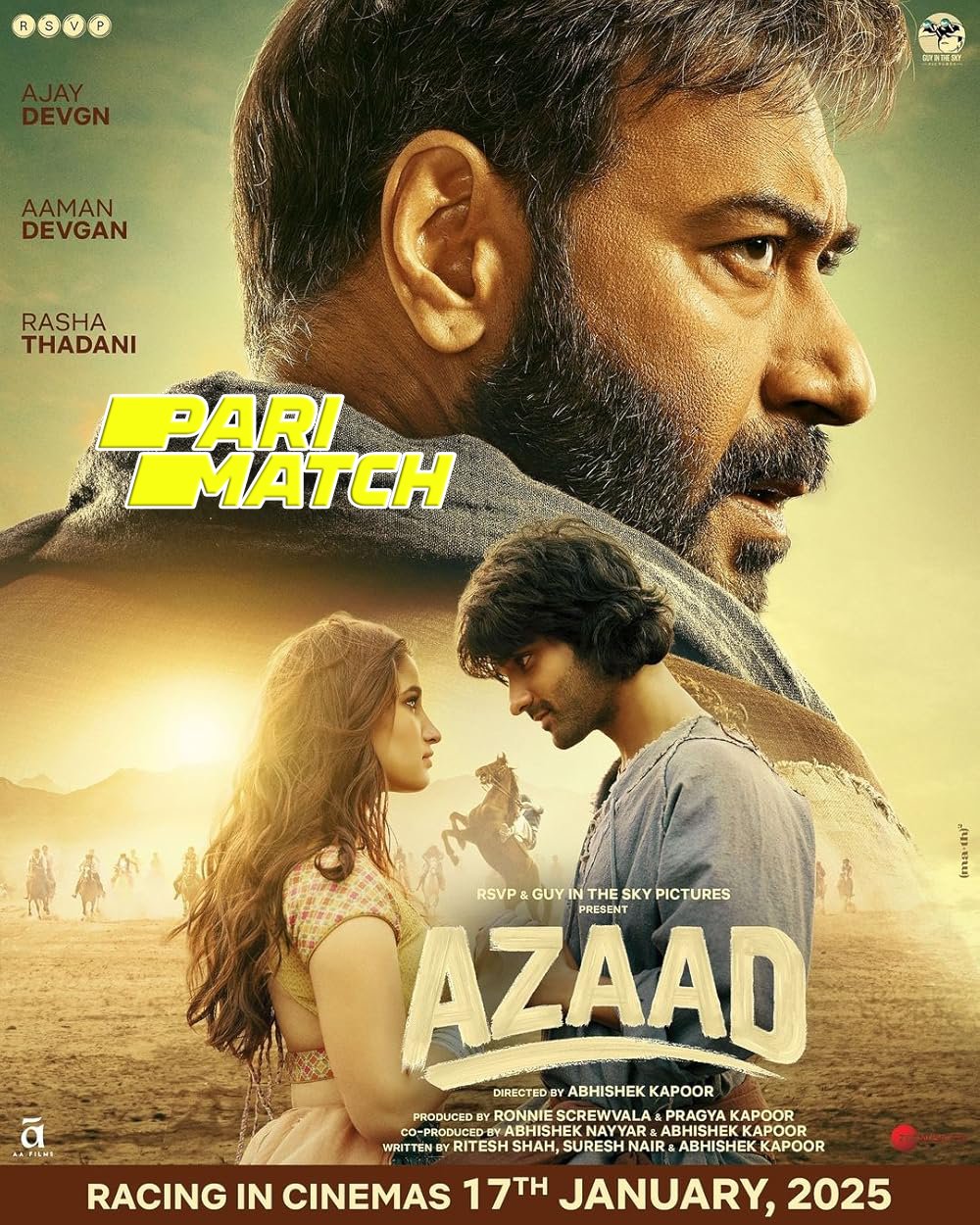 Azaad 2025 Hindi Full Movie 1080p | 720p | 480p HDTS Download